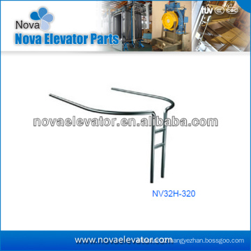 Customized Elevators Components / Parts, Stainless Steel Panoramic Elevator Handrail